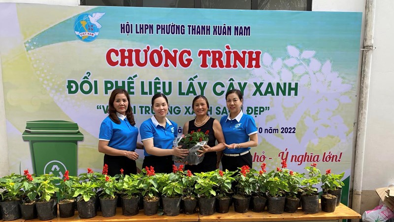 Phụ nữ Thanh Xuân Nam chung tay phục hồi hệ sinh thái