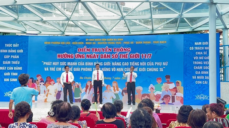 Quận Ba Đình: Tuyên truyền thúc đẩy bình đẳng giới, nâng cao tiếng nói của phụ nữ và trẻ em gái 