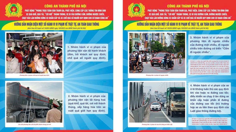 Công bố đường dây nóng tiếp nhận phán ánh vi phạm giao thông