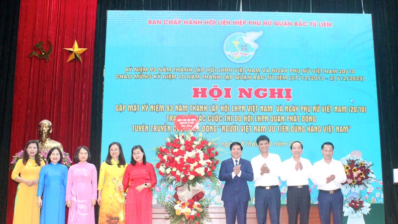 Hội LHPN quận Bắc Từ Liêm: Gặp mặt kỷ niệm 93 năm ngày thành lập Hội LHPN Việt Nam