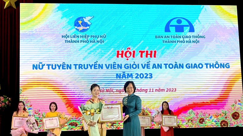 Sôi nổi Hội thi “nữ tuyên truyền viên giỏi về an toàn giao thông” năm 2023