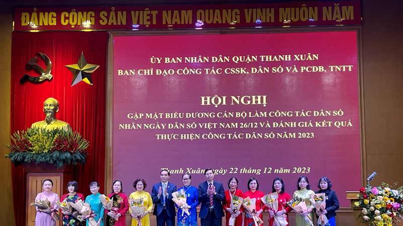 Quận Thanh Xuân: Tỷ số giới tính khi sinh là 104,1 trẻ trai/100 trẻ gái