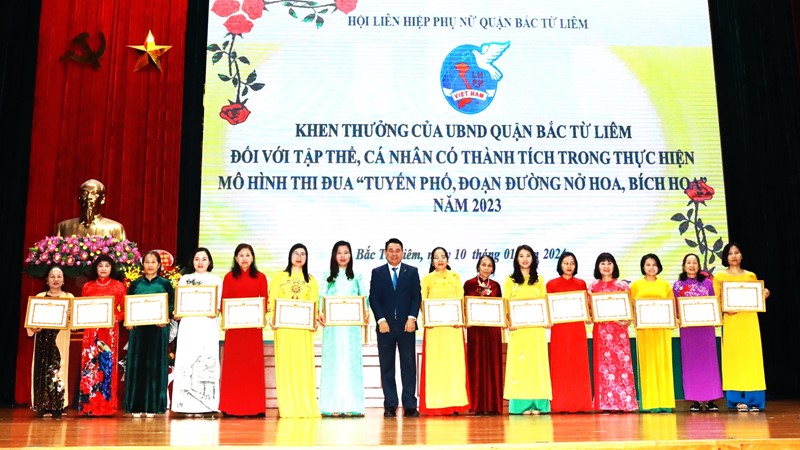 Hội LHPN quận Bắc Từ Liêm: Phong trào công tác Hội năm 2023 đạt và vượt chỉ tiêu đề ra