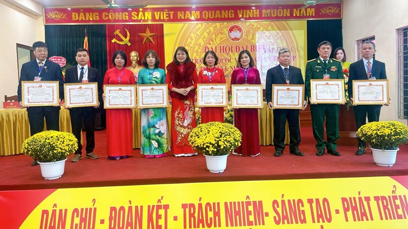 Tổ chức thành công Đại hội Đại biểu Mặt trận tổ quốc Việt Nam xã Tứ Hiệp lần thứ XXVI