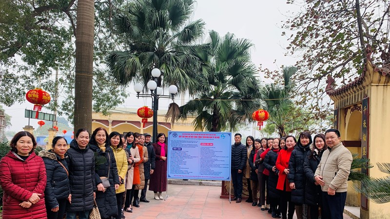 Ra mắt mô hình “Khu di tích Văn chỉ Làng khoa bảng, Đình Nguyệt Áng kiểu mẫu”,