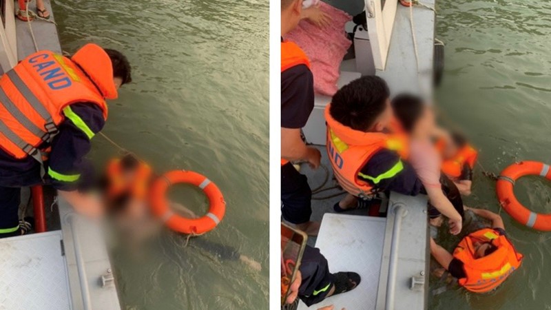 Kịp thời cứu sống nam thanh niên nhảy cầu Long Biên