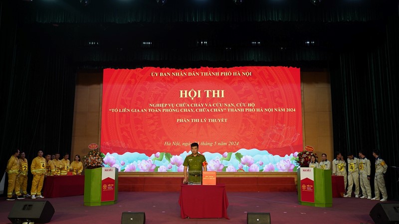 Sôi nổi hội thi tổ liên gia an toàn phòng cháy chữa cháy cấp Thành phố