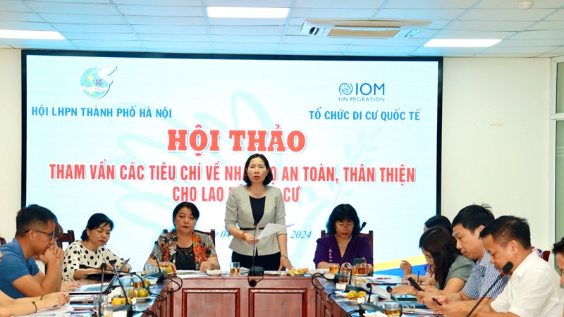 Tham vấn các tiêu chí về nhà trọ an toàn, thân thiện cho lao động di cư