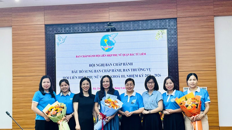 Kiện toàn Uỷ viên Ban Chấp hành, Ban Thường vụ và Uỷ viên Uỷ ban Kiểm tra Hội LHPN quận Bắc Từ Liêm