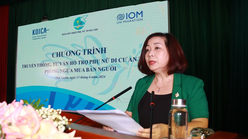 Hội LHPN Hà Nội: Truyền thông, tư vấn hỗ trợ di cư an toàn, phòng ngừa mua bán người