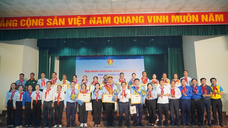 Bế mạc Trại huấn luyện Kim Đồng toàn quốc năm 2024 Khu vực miền Nam