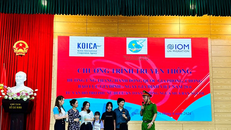 Truyền thông, tư vấn hỗ trợ phụ nữ di cư an toàn; phòng ngừa mua bán người tại huyện Quốc Oai