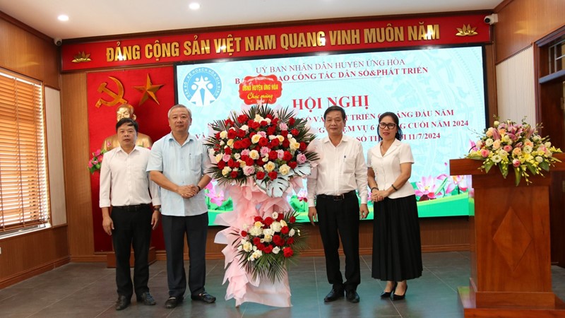 Huyện Ứng Hoà, Hà Nội: Đầu tư cho công tác dân số là đầu tư cho phát triển bền vững