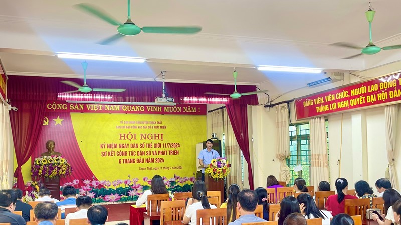 Huyện Thạch Thất, Hà Nội: Đẩy mạnh tuyên truyền, nâng cao nhận thức về công tác dân số