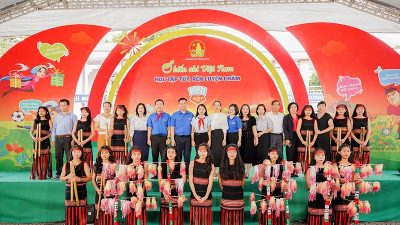 Hơn 1.000 thiếu nhi tham gia ngày hội “Thiếu nhi Việt Nam - học tập tốt, rèn luyện chăm”