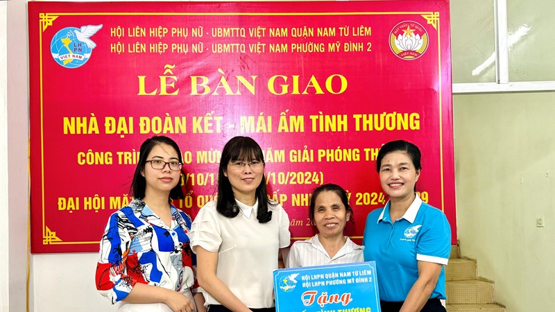 Quận Nam Từ Liêm: Bàn giao “Mái ấm tình thương” cho hội viên nghèo ở phường Mỹ Đình 2