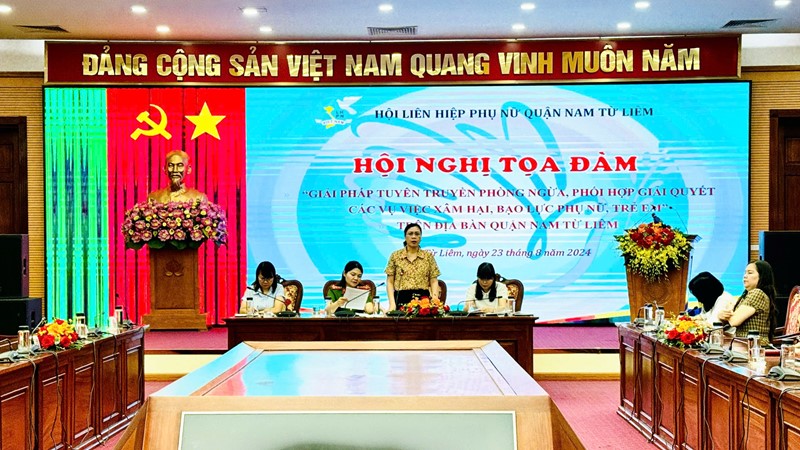 Hội LHPN quận Nam Từ Liêm: Bàn giải pháp phòng ngừa, phối hợp giải quyết các vụ việc xâm hại bạo lực phụ nữ, trẻ em