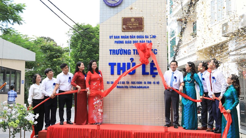 Quận Ba Đình có thêm trường học theo chuẩn quốc gia mức độ 2