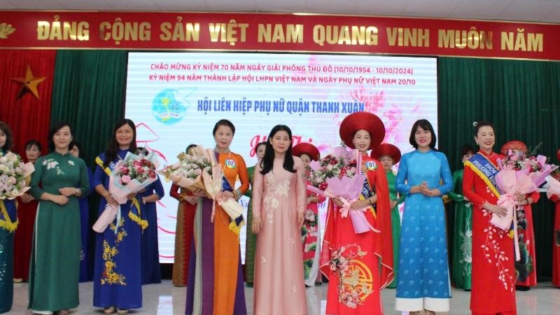 Hội LHPN quận Thanh Xuân: Sôi nổi hội thi “Phụ nữ Thanh Xuân tâm – tài – thanh lịch” năm 2024