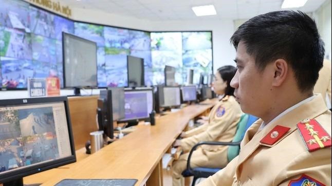 Cảnh sát giao thông Hà Nội tăng cường xử lý vi phạm giao thông qua hơn 600 cụm camera