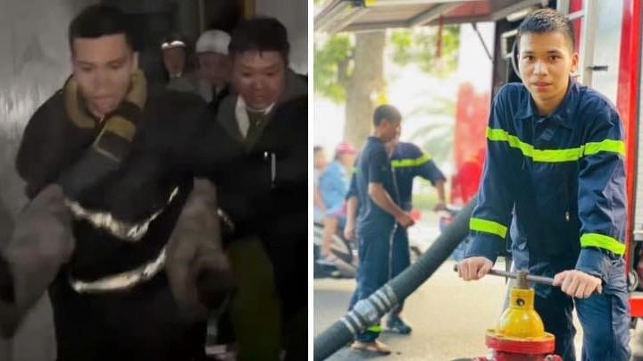 Ba nạn nhân mắc kẹt trong đám cháy lúc Giao thừa gặp mặt cảm ơn cảnh sát cứu nạn