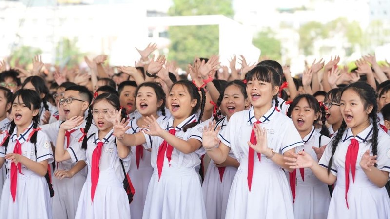 Sôi nổi ngày hội “Thiếu nhi vui khoẻ - Tiến bước lên đoàn”