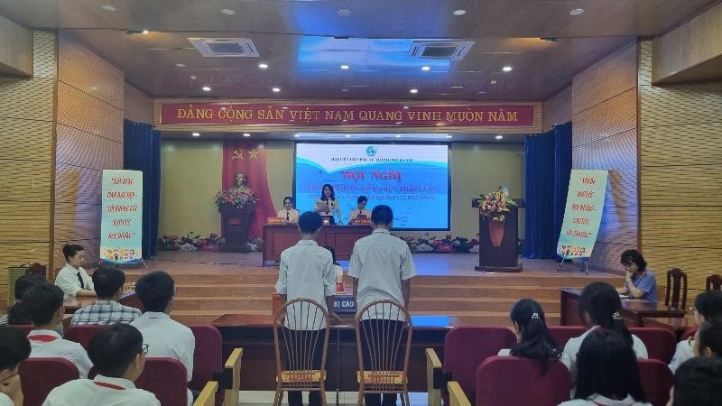 Tuyên truyền pháp luật cho học sinh thông qua phiên toà giả định