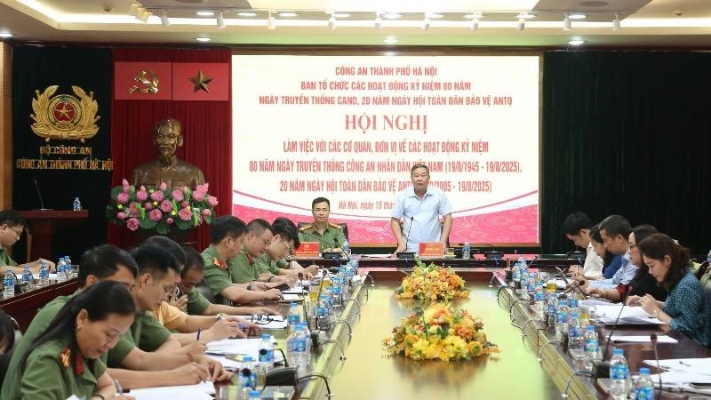 Công an Hà Nội: Nhiều hoạt động kỷ niệm 80 năm ngày thành lập ngành
