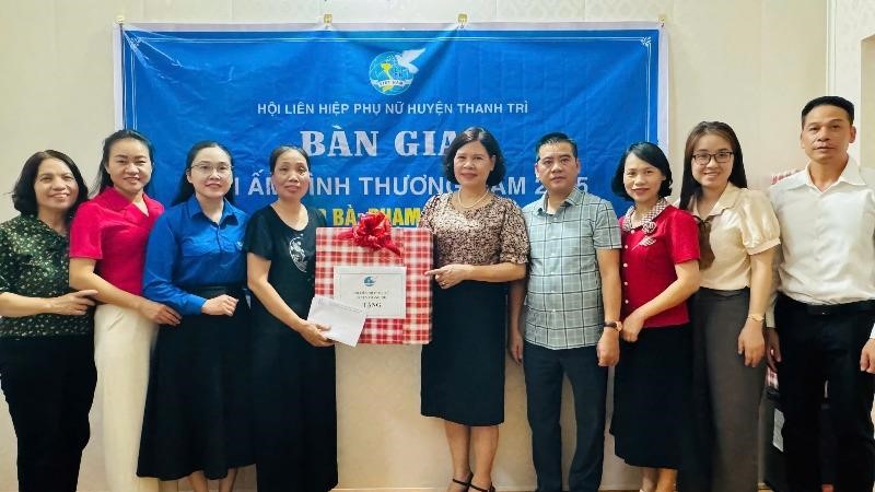 Thanh Trì: Trao yêu thương cho hội viên có hoàn cảnh đặc biệt khó khăn