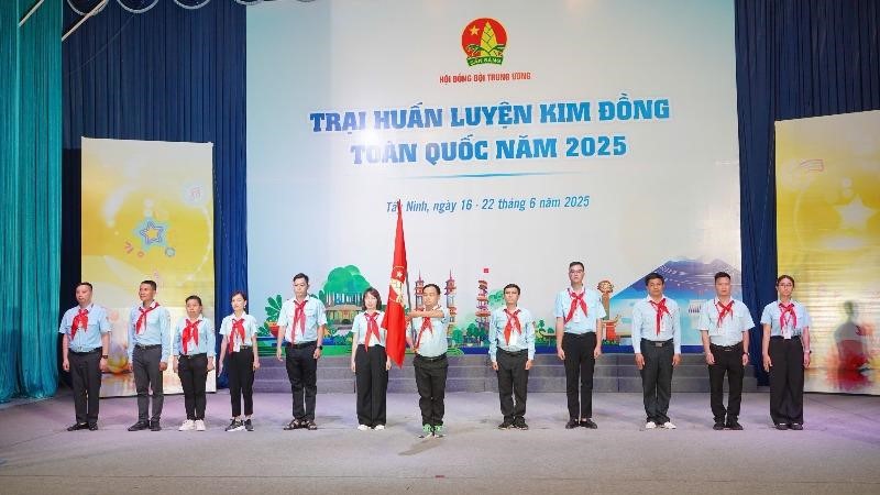 165 trại sinh tham gia Trại huấn luyện Kim Đồng toàn quốc