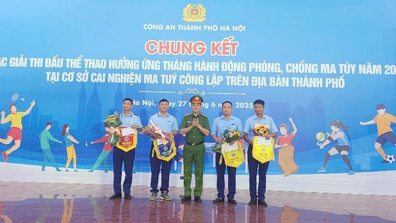 Công an Hà Nội tổ chức thành công các giải thể thao hưởng ứng Tháng hành động phòng chống ma tuý