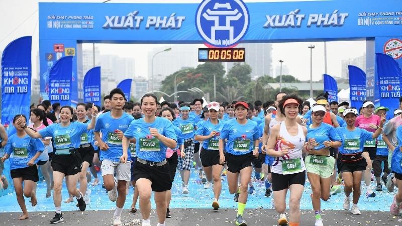 Hà Nội tổ chức Giải chạy phong trào “Chung một quyết tâm - Vì cộng đồng không ma túy”