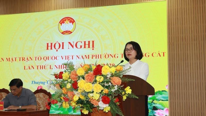 Phường Thượng Cát thông qua quy định tổ chức bộ máy Cơ quan Mặt trận Tổ quốc Việt Nam phường
