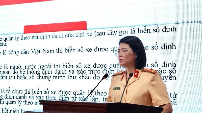 Công an Hà Nội tổ chức tập huấn nghiệp vụ đăng ký xe cho Công an cấp xã 