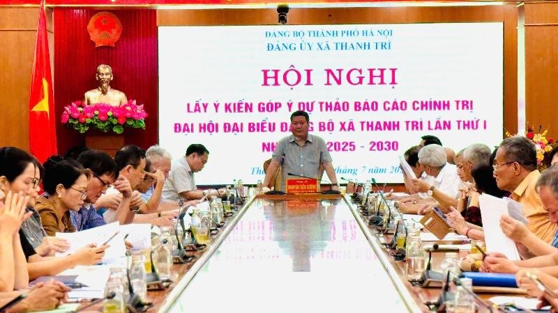 Hội Nông dân xã Thanh Trì tổ chức Hội nghị lần thứ nhất nhiệm kỳ 2023-2028