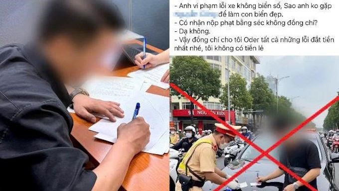 Hà Nội: Xử phạt nam thanh niên sử dụng AI đăng tải thông tin sai sự thật về lực lượng Cảnh sát giao thông