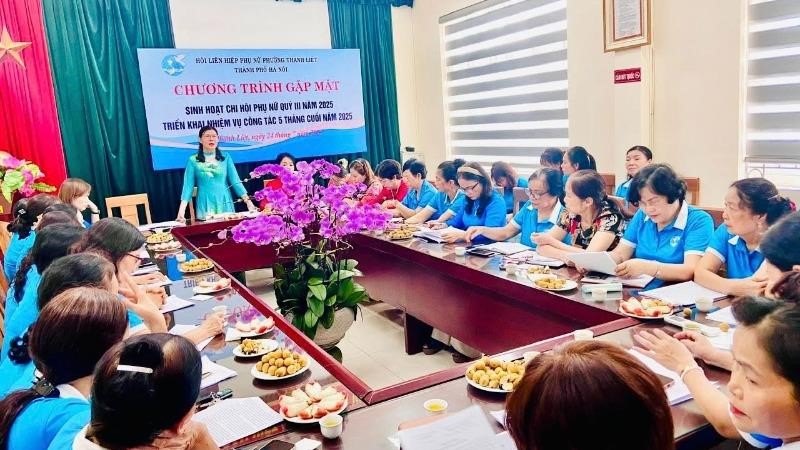 Hội Phụ nữ phường Thanh Liệt nâng cao chất lượng sinh hoạt chi, tổ Hội