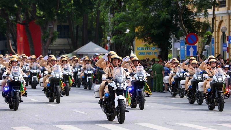 Lực lượng CSGT Thủ đô góp phần bảo đảm thành công “Ngày hội Vì Thủ đô bình yên” 