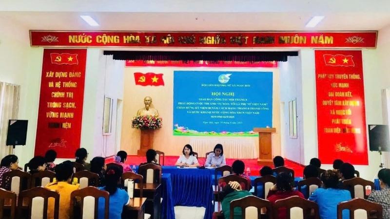 Hội LHPN xã Ngọc Hồi tổ chức cuộc thi Ảnh “Tự hào - Tôi là phụ nữ Việt Nam”.