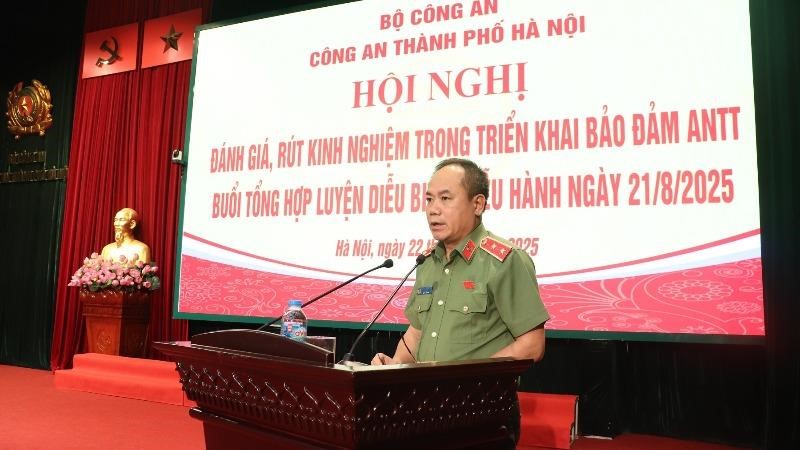 Công an Hà Nội: Tuyệt đối không để sai sót trong bảo vệ đại lễ A80