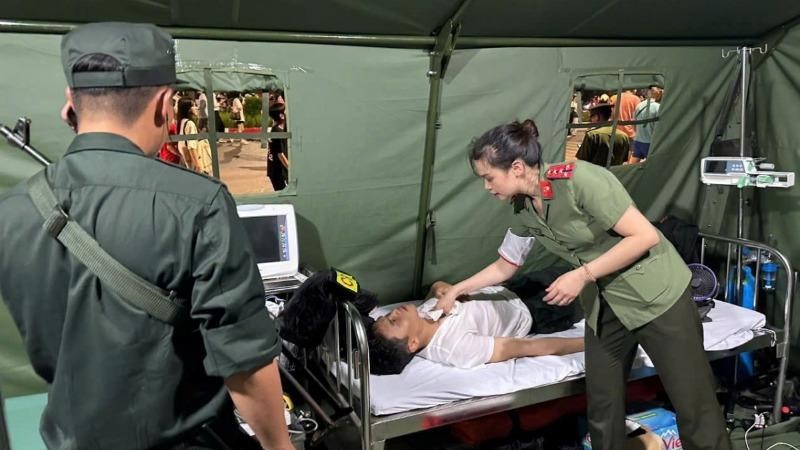 Lực lượng y tế Công an Hà Nội sẵn sàng cho sự kiện A80