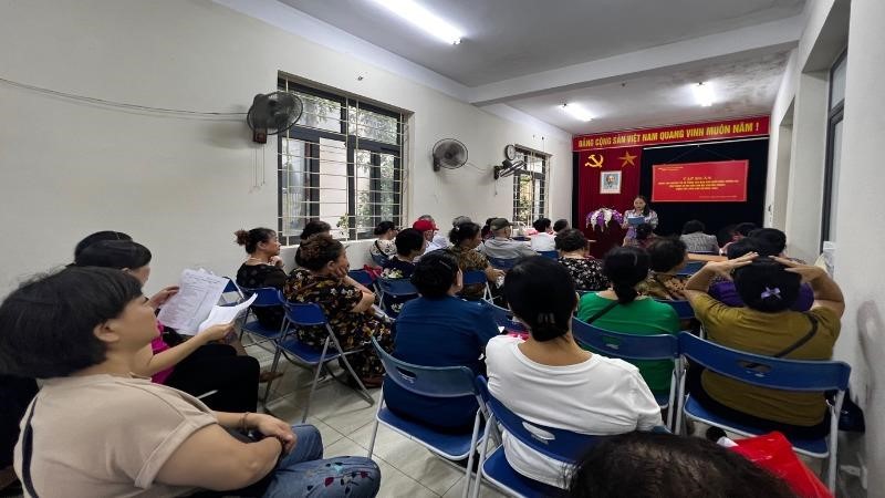 Phường Ô Chợ Dừa tập huấn nâng cao nghiệp vụ cho cán bộ chuyên trách dân số