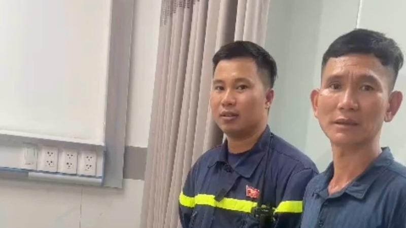 Cảnh sát PCCC&CNCH Hà Nội kịp thời cứu người ngất xỉu trên phố Kim Mã 
