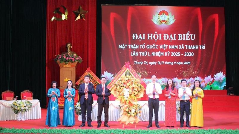 Đại hội Đại biểu Uỷ ban MTTQ Việt Nam xã Thanh Trì lần thứ Nhất nhiệm kỳ 2025-2030 thành công tốt đẹp