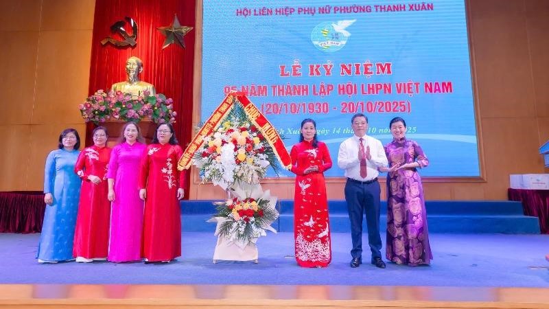 Hội LHPN phường Thanh Xuân kỷ niệm 95 năm ngày thành lập Hội Liên hiệp Phụ nữ Việt Nam 20/10