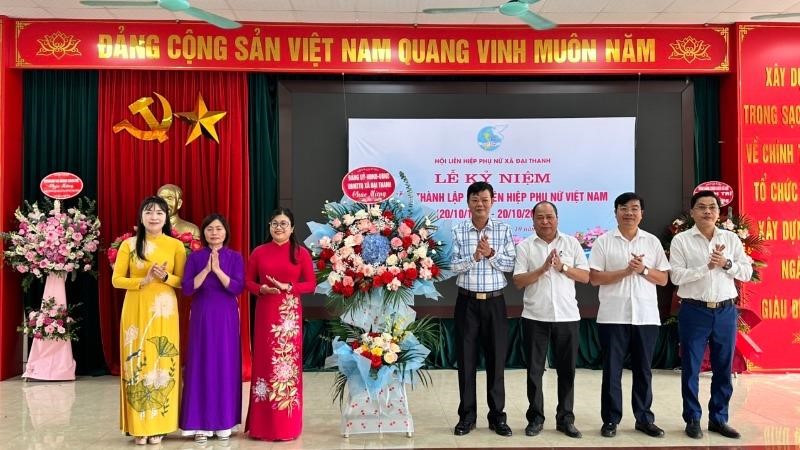 Xã Đại Thanh sôi nổi hoạt động chào mừng 95 năm Phụ nữ Việt Nam 20/10
