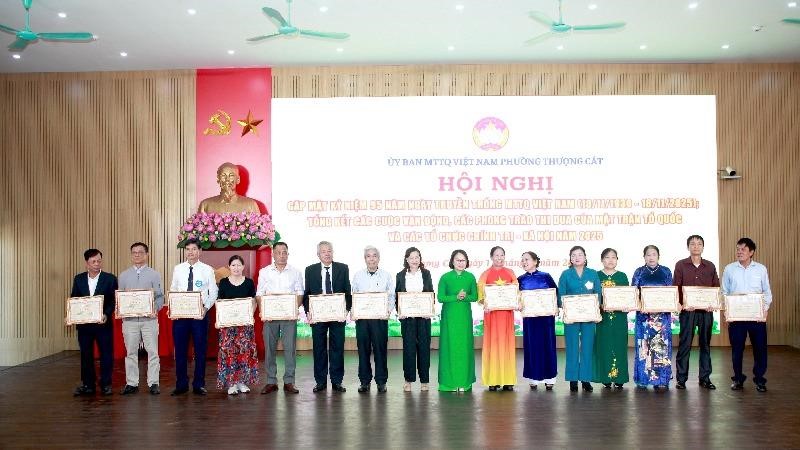 Sôi nổi Ngày hội Đại đoàn kết toàn dân tộc phường Thượng Cát