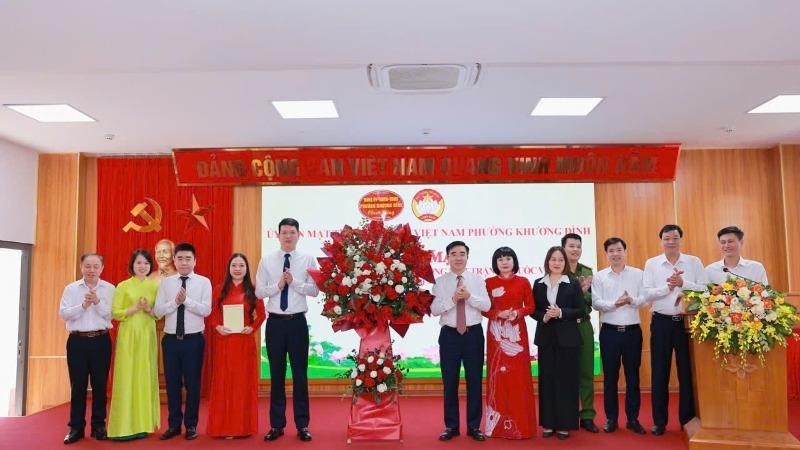 Phường Khương Đình tổ chức gặp mặt kỷ niệm 95 năm Ngày truyền thống Mặt trận tổ quốc Việt Nam