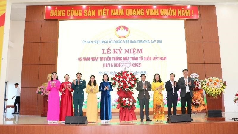 Phường Tây Tựu phát huy truyền thống đại đoàn kết toàn dân tộc
