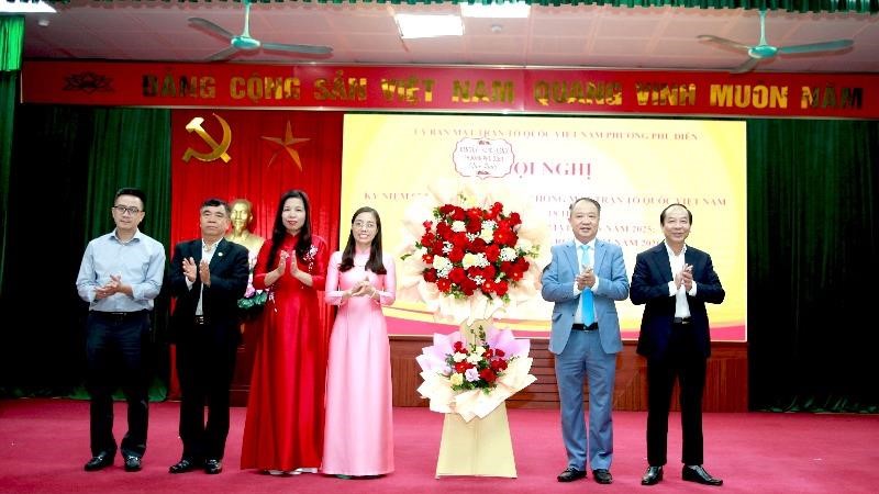 Phường Phú Diễn tổ chức Lễ kỷ niệm 95 năm ngày thành lập MTTQ Việt Nam